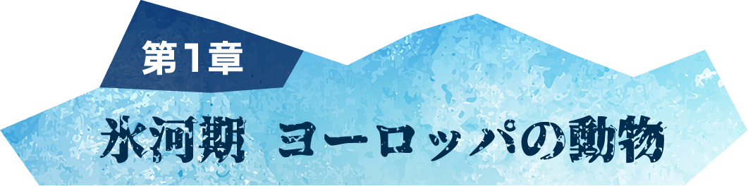 第1章 氷河期 ヨーロッパの動物